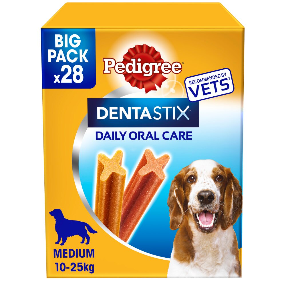 Pedigree Dentastix Medium Dog Treats - 28 Sticks